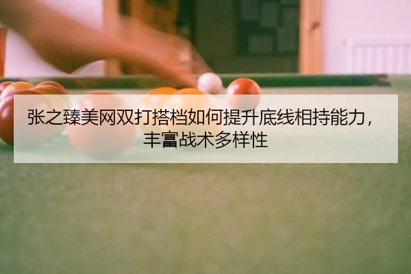 张之臻美网双打搭档如何提升底线相持能力，丰富战术多样性